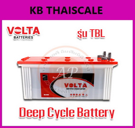 แบตเตอรี่ชนิดน้ำ Deep Cycle ยี่ห้อ Volta รุ่น TBL ทนทานตลอดอายุการใช้งาน